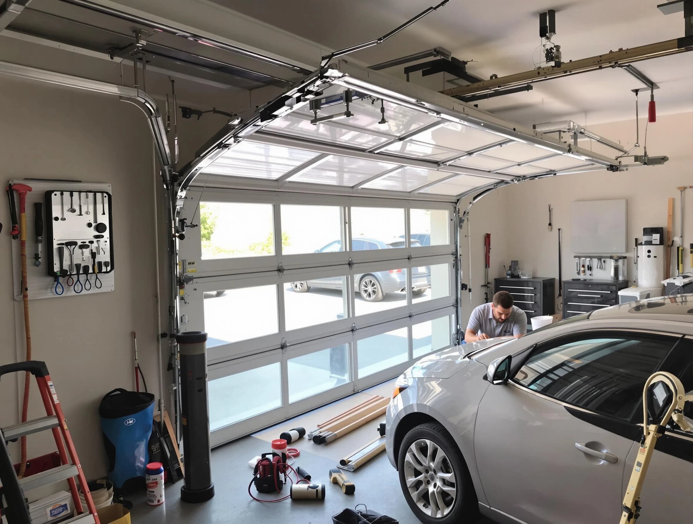 Garage door noise reduction service by South Strabane Garage Door Repair in South Strabane