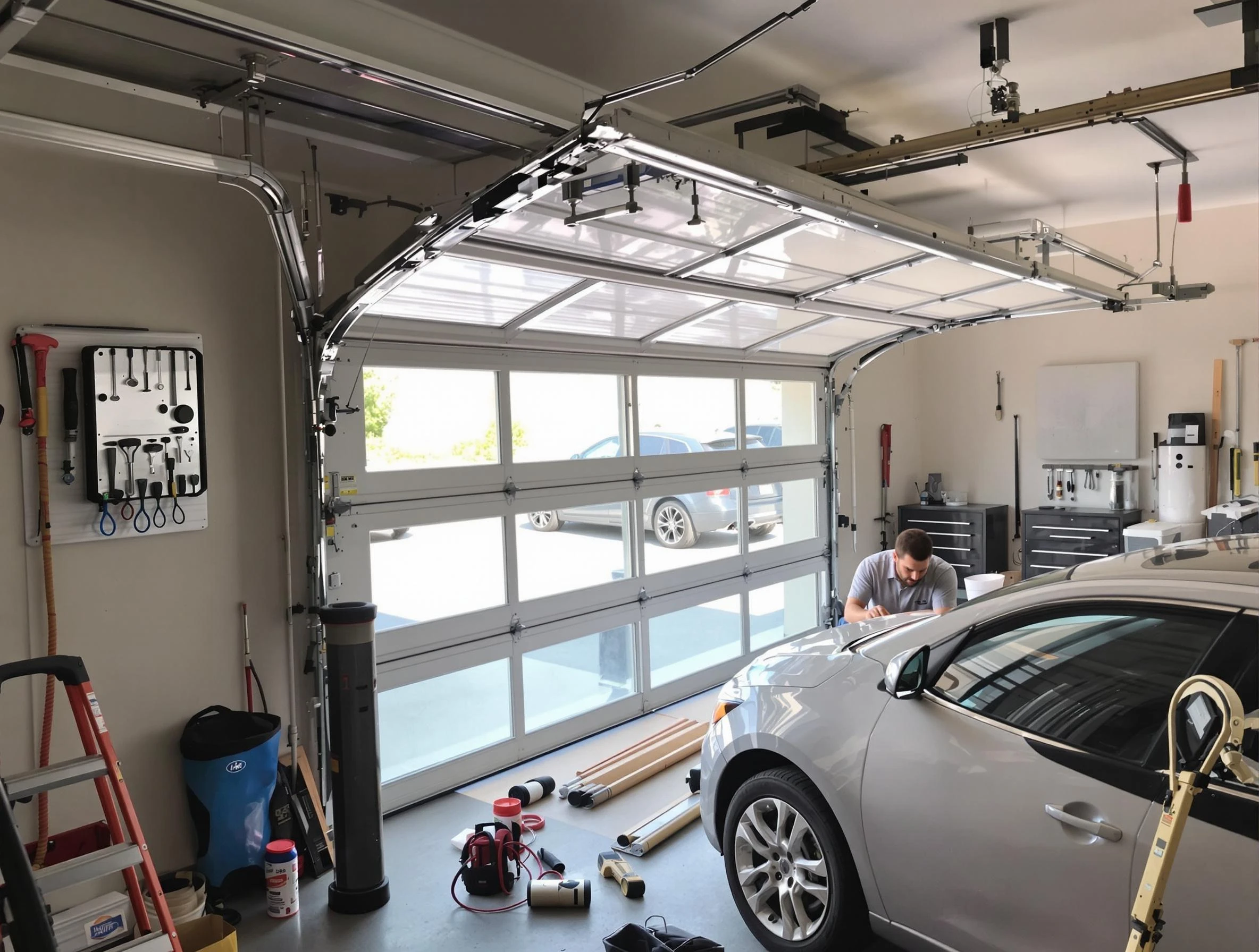 Garage door noise reduction service by South Strabane Garage Door Repair in South Strabane